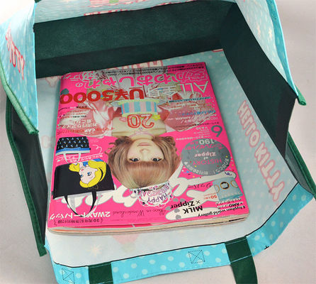 Customized Full Color Printing PP Ultrasonic Non Woven Tote Bag